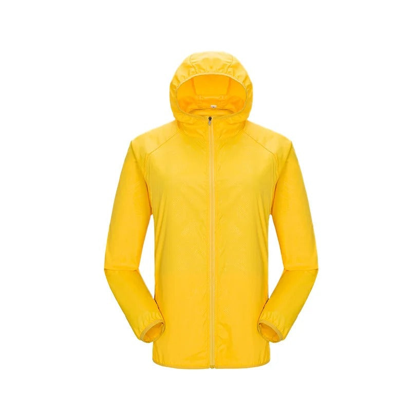 Lightweight Waterproof Rain Jacket – Quick-Dry Hooded Windbreaker for Men & Women