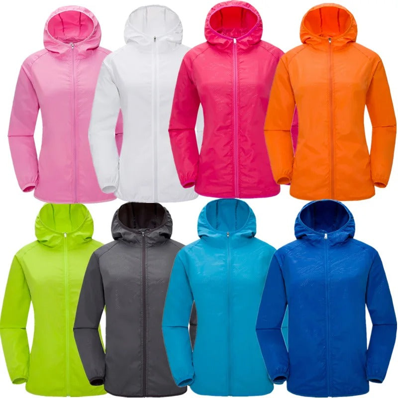 Lightweight Waterproof Rain Jacket – Quick-Dry Hooded Windbreaker for Men & Women