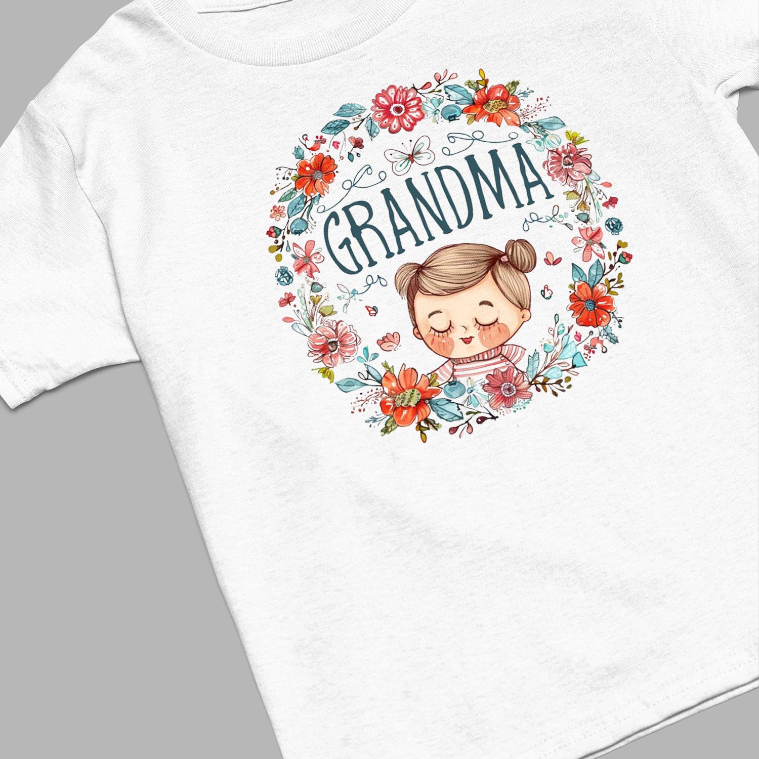 Cute Chibi Grandma T-Shirt, Cute Chibi Nana Shirt, Celebrate Mom, Nana Shirt, Grandma Hoodie, Grandma Shirt, Mother's Day Gift For Grandma, Happy Mother's Day 03