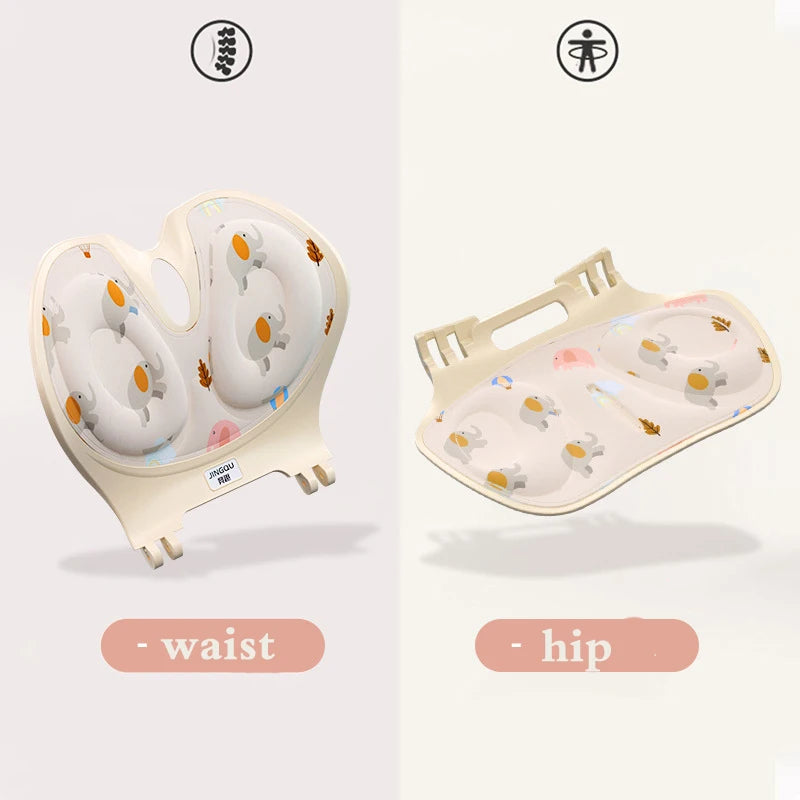 Folding Seat Cushion with Back Support – Posture Support Chair & Bed Cushion