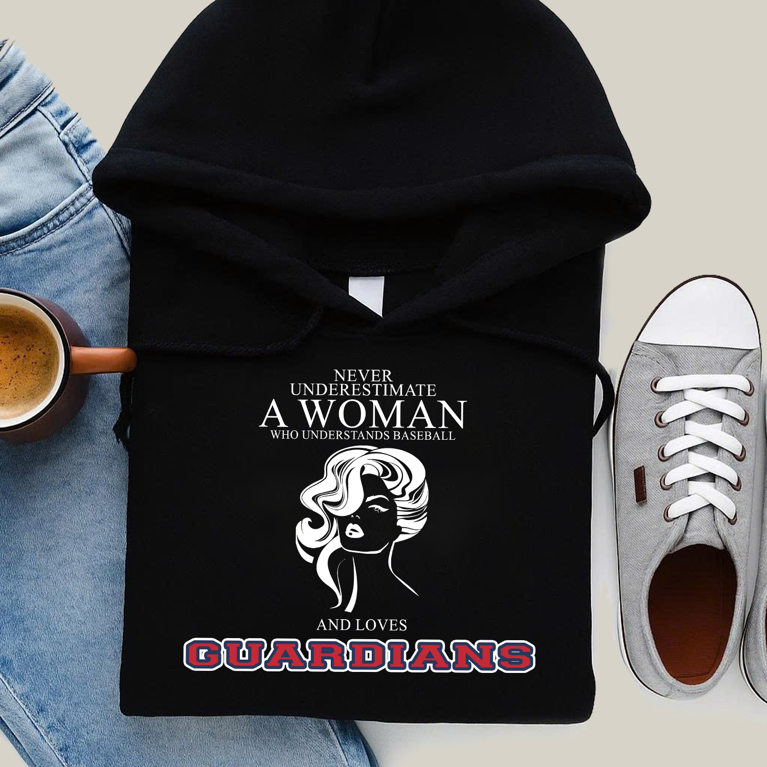 Never Underestimate A Woman Who Understand Baseball And Loves Guardians Hoodie- Never Underestimate Sweatshirt- Custom Hoodies