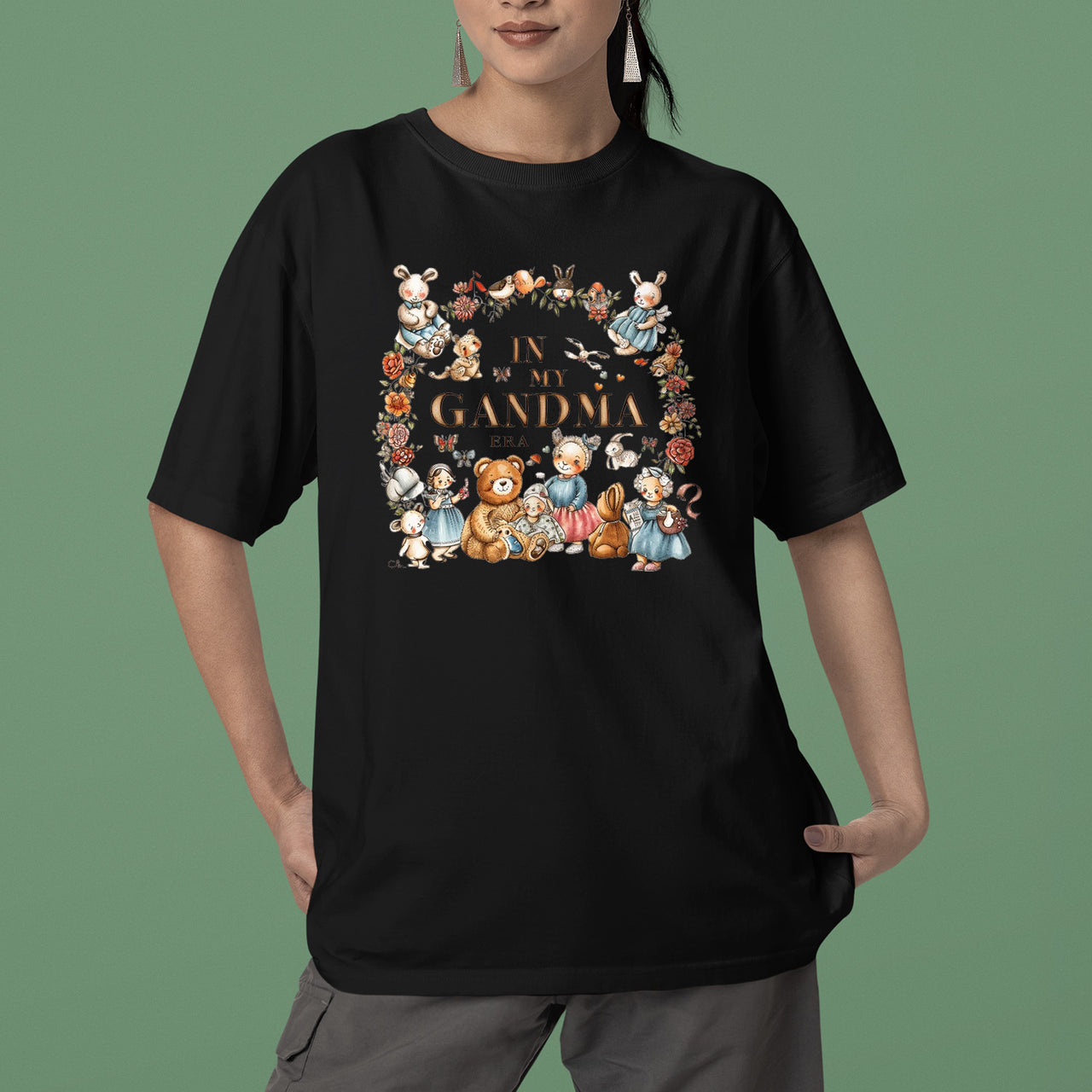 In My Grandma Era T-Shirt, Cute Toys Shirt, Celebrate Mom, Nana Shirt, Grandma Hoodie, Grandma Shirt, Mother's Day Gift For Grandma, Happy Mother's Day 01