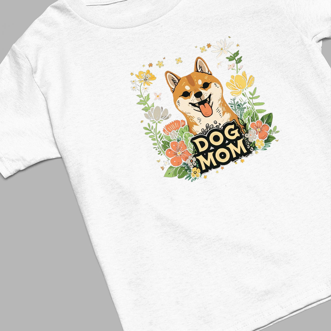 Shiba Dog T-shirt, Pet Lover Shirt, Dog Lover Shirt, Dog Mom T-Shirt, Dog Owner Shirt, Gift For Dog Mom, Funny Dog Shirts, Women Dog T-Shirt, Mother's Day Gift, Dog Lover Wife Gifts, Dog Shirt