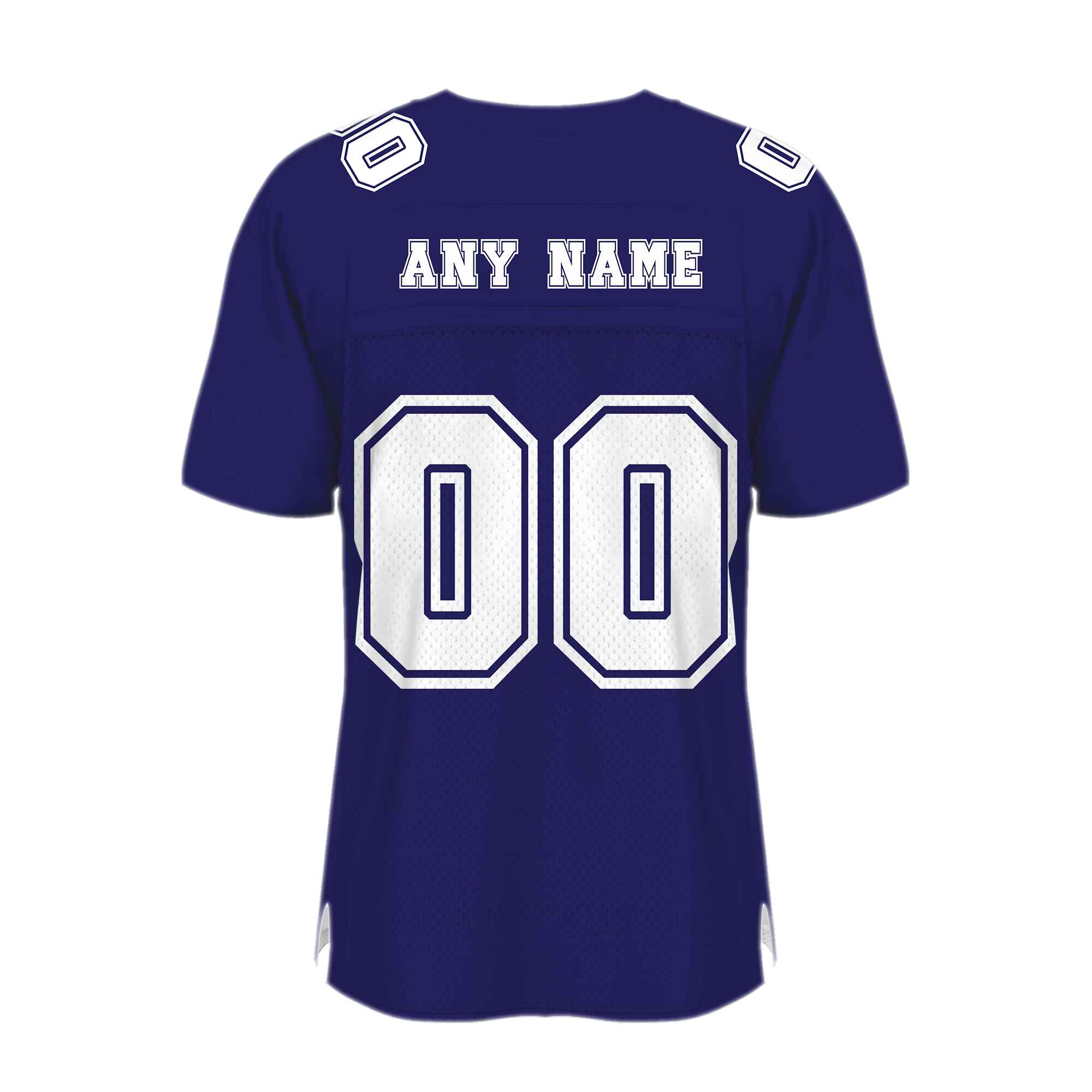 Custom Charcoal Purple White Mesh Authentic Football Jersey