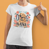 Thumbnail for Golden Retriever Dog T-shirt, Pet Lover Shirt, Dog Lover Shirt, Dog Nana T-Shirt, Dog Owner Shirt, Gift For Dog Grandma, Funny Dog Shirts, Women Dog T-Shirt, Mother's Day Gift, Dog Lover Wife Gifts, Dog Shirt