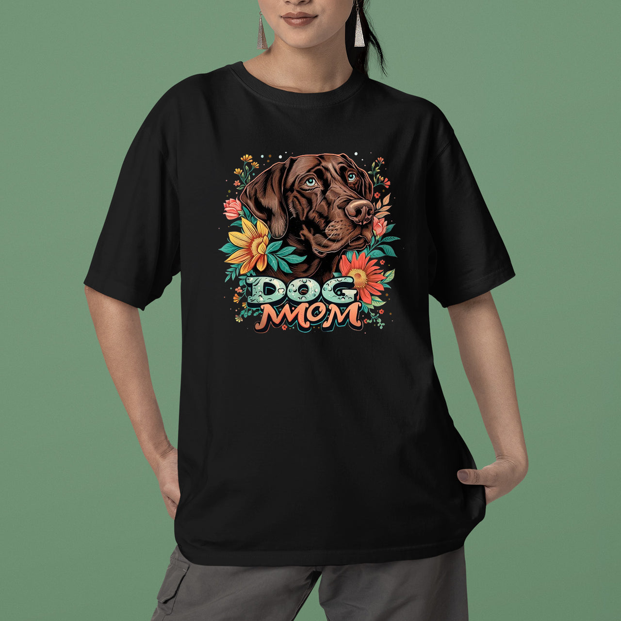German Shorthaired Pointer Dog T-shirt, Pet Lover Shirt, Dog Lover Shirt, Dog Mom T-Shirt, Dog Owner Shirt, Gift For Dog Mom, Funny Dog Shirts, Women Dog T-Shirt, Mother's Day Gift, Dog Lover Wife Gifts, Dog Shirt