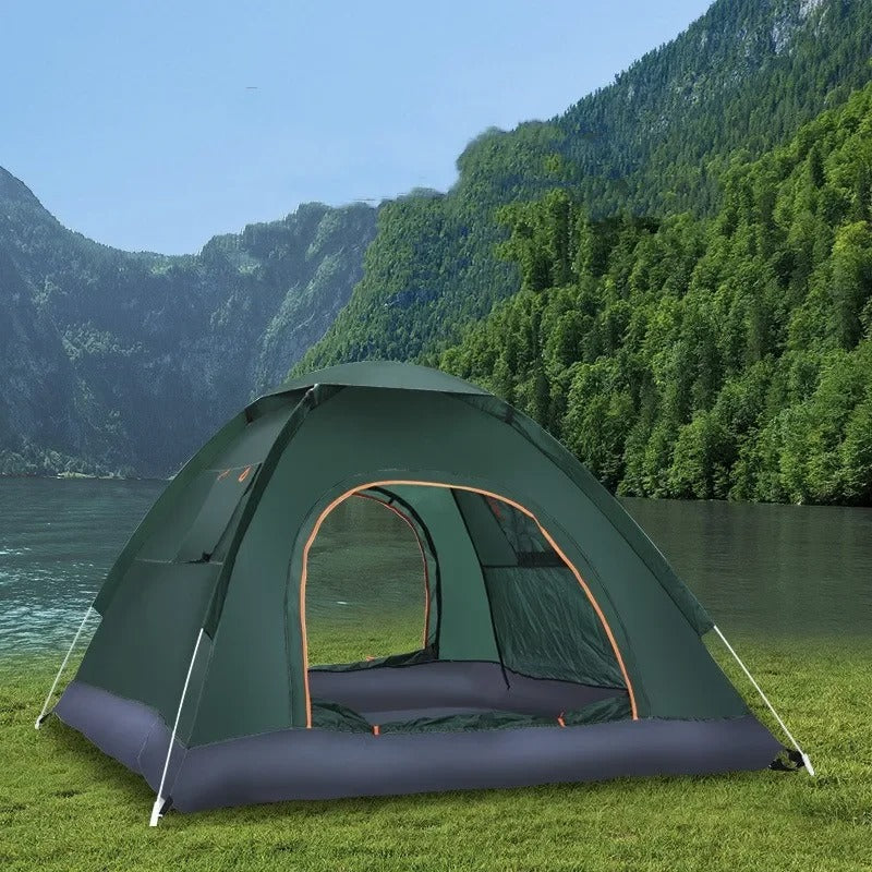 2–3 Person Pop-Up Camping Tent – Waterproof Instant Setup Outdoor Shelter with UV Protection