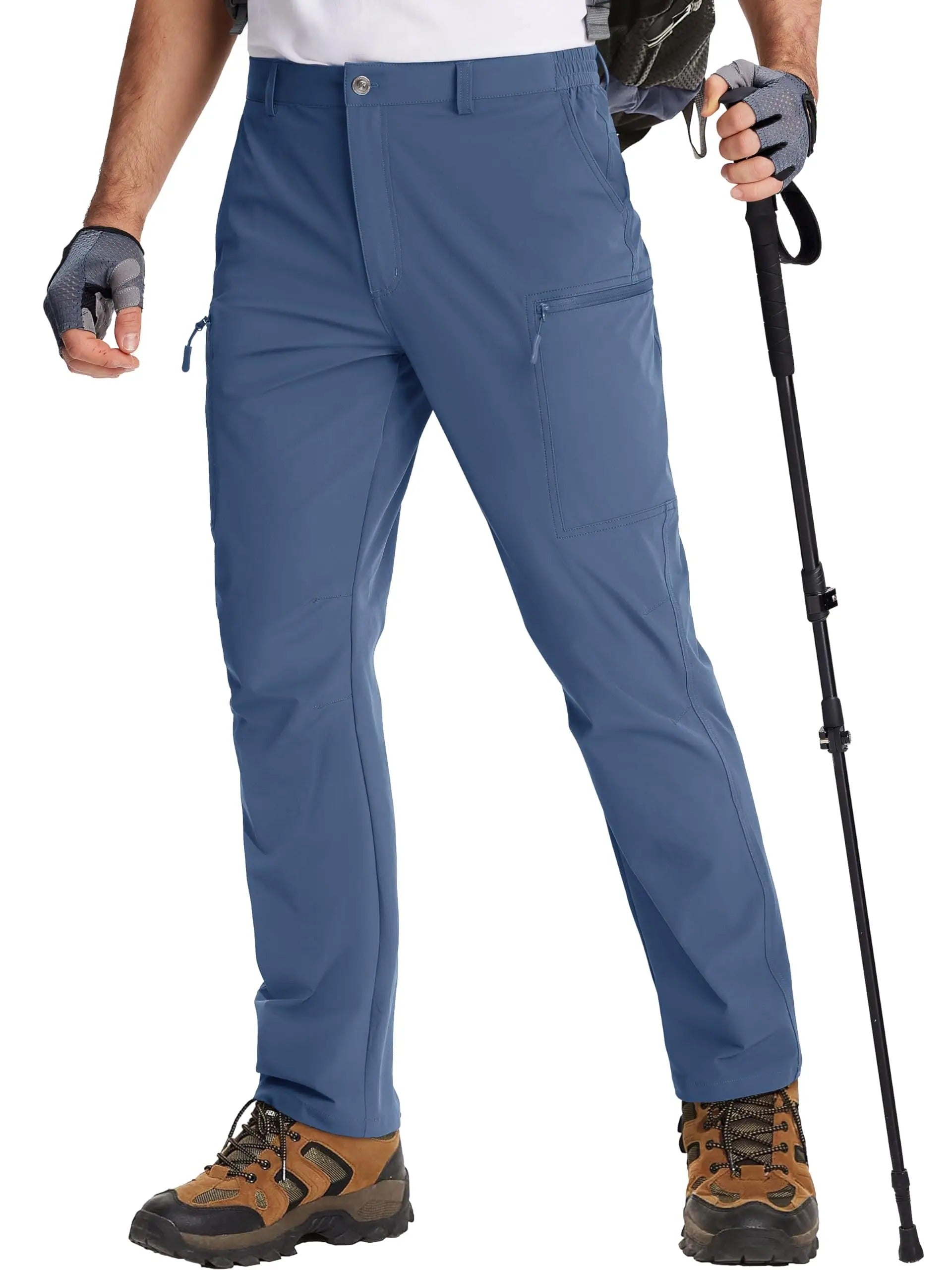 Men’s Lightweight Cargo Hiking Pants – Quick-Dry Outdoor Utility Trousers