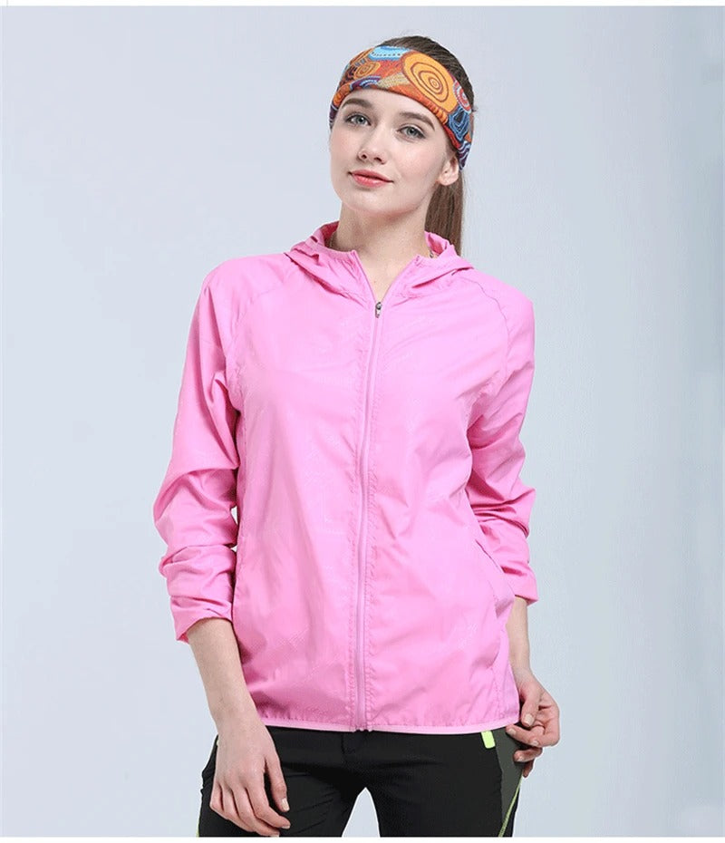 Lightweight Waterproof Rain Jacket – Quick-Dry Hooded Windbreaker for Men & Women