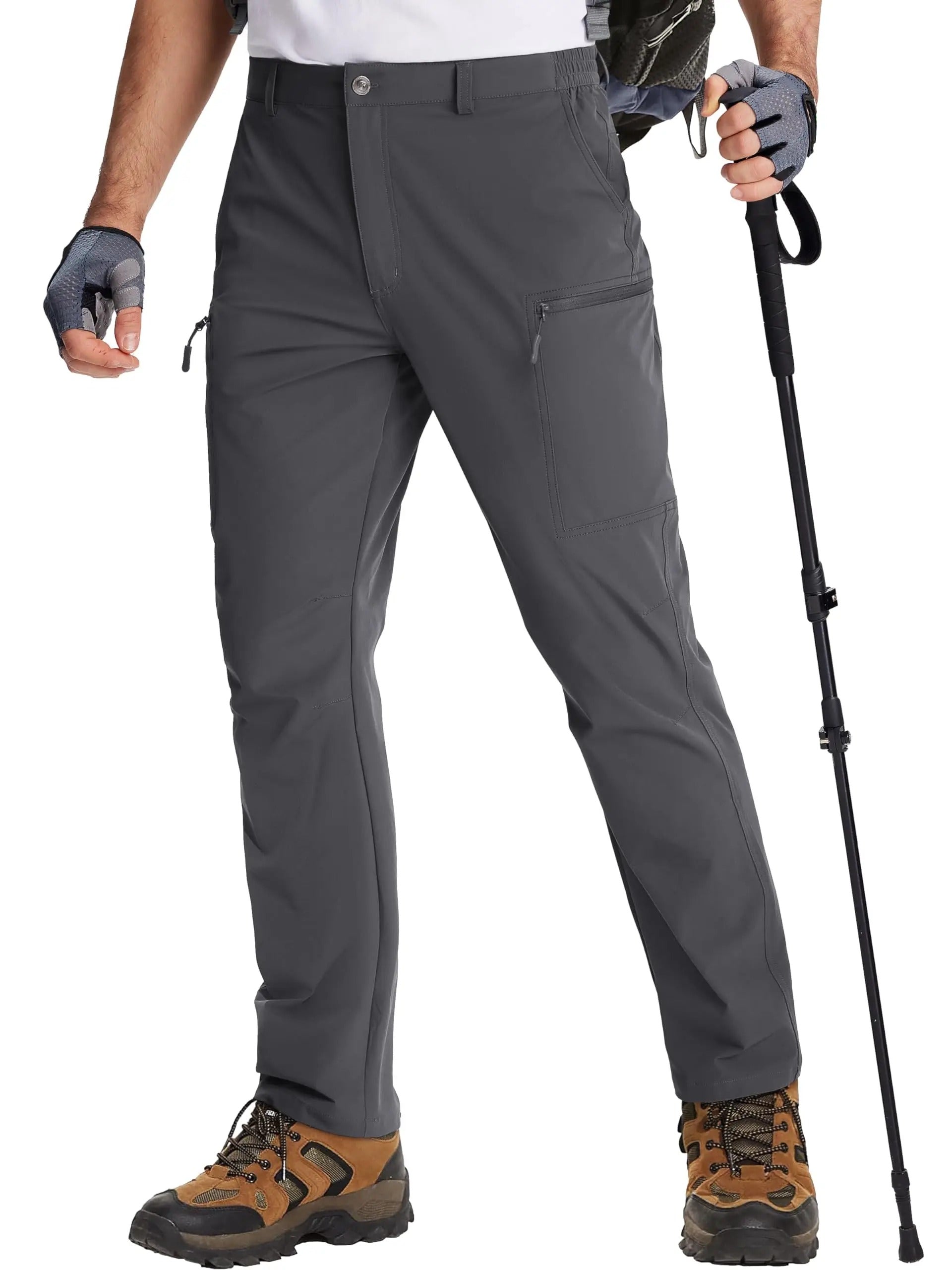 Men’s Lightweight Cargo Hiking Pants – Quick-Dry Outdoor Utility Trousers