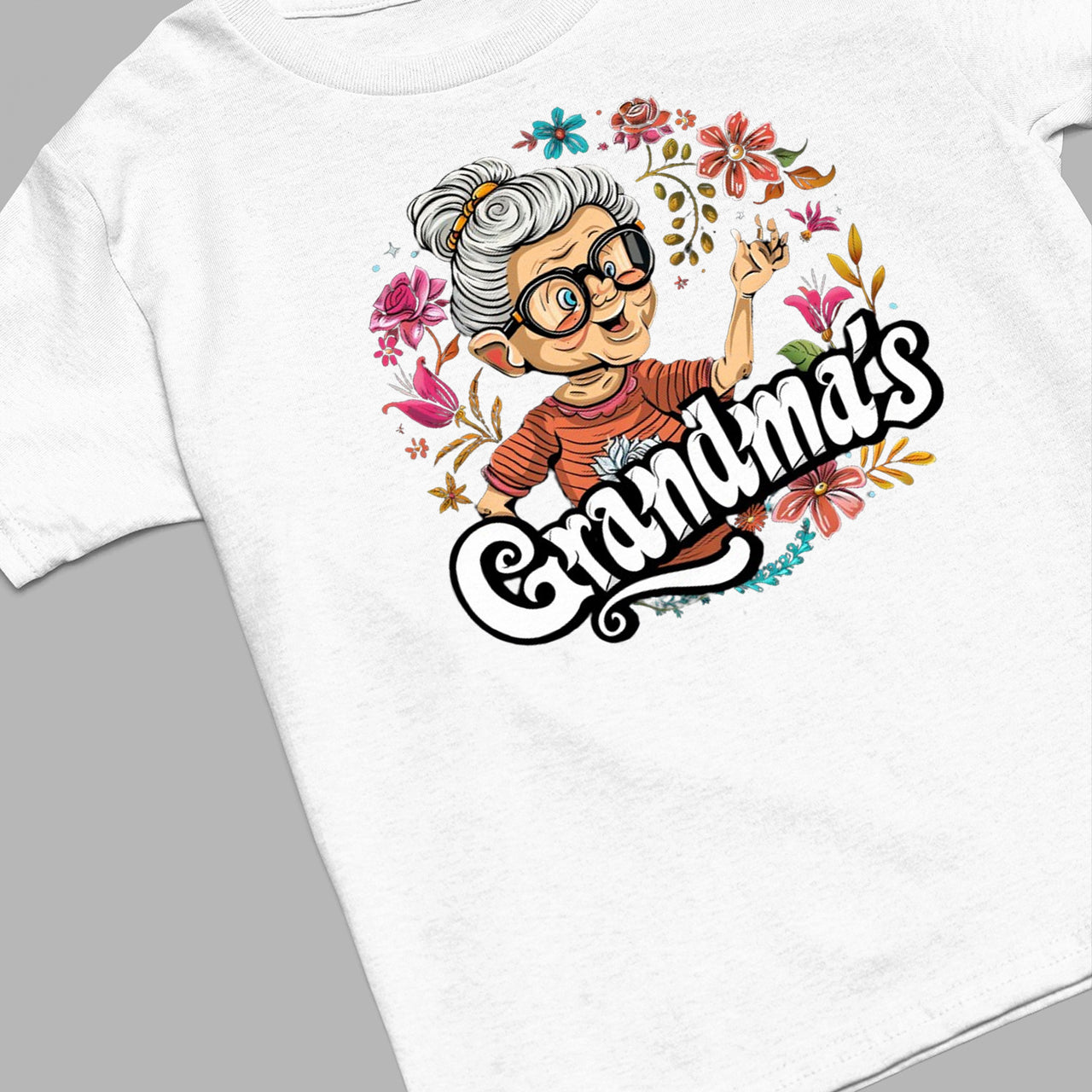 Cute Chibi Grandma T-Shirt, Grandma's T-Shirt, Celebrate Mom, Nana Shirt, Grandma Hoodie, Grandma Shirt, Mother's Day Gift For Grandma, Happy Mother's Day