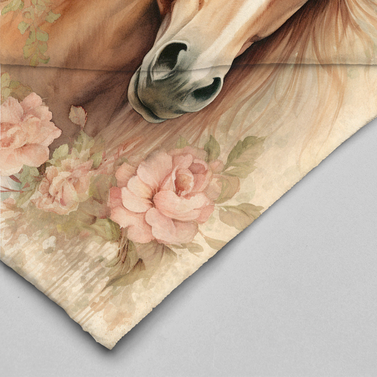 Vintage Horse Equestrian Ephemera Velveteen Plush Blanket Gift for Horse lover, Farm House Decor, Equine Art, Antique Horse Decor, Equestrian Gifts 09