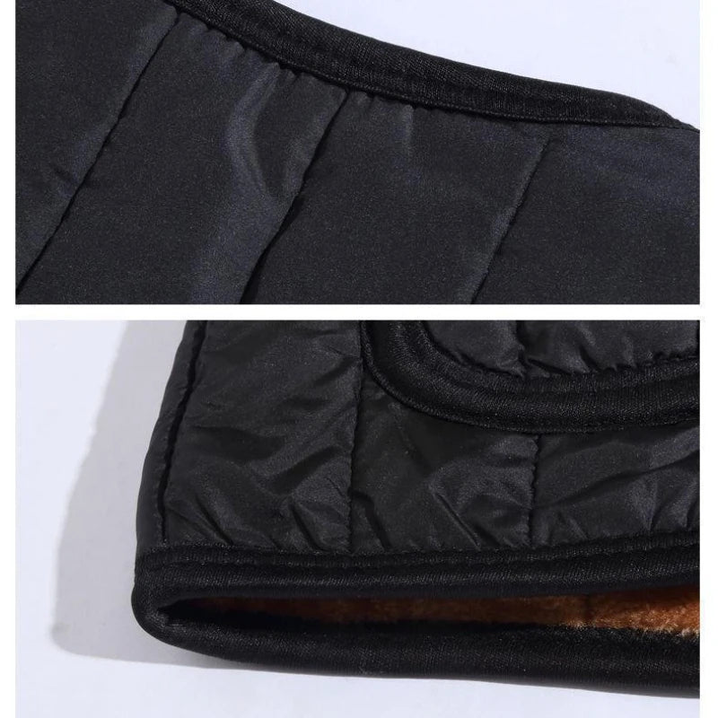 Outdoor Men’s Fleece Vest – Thick Sleeveless Jacket, Stripe Design, Warm Autumn Winter Waistcoat C15