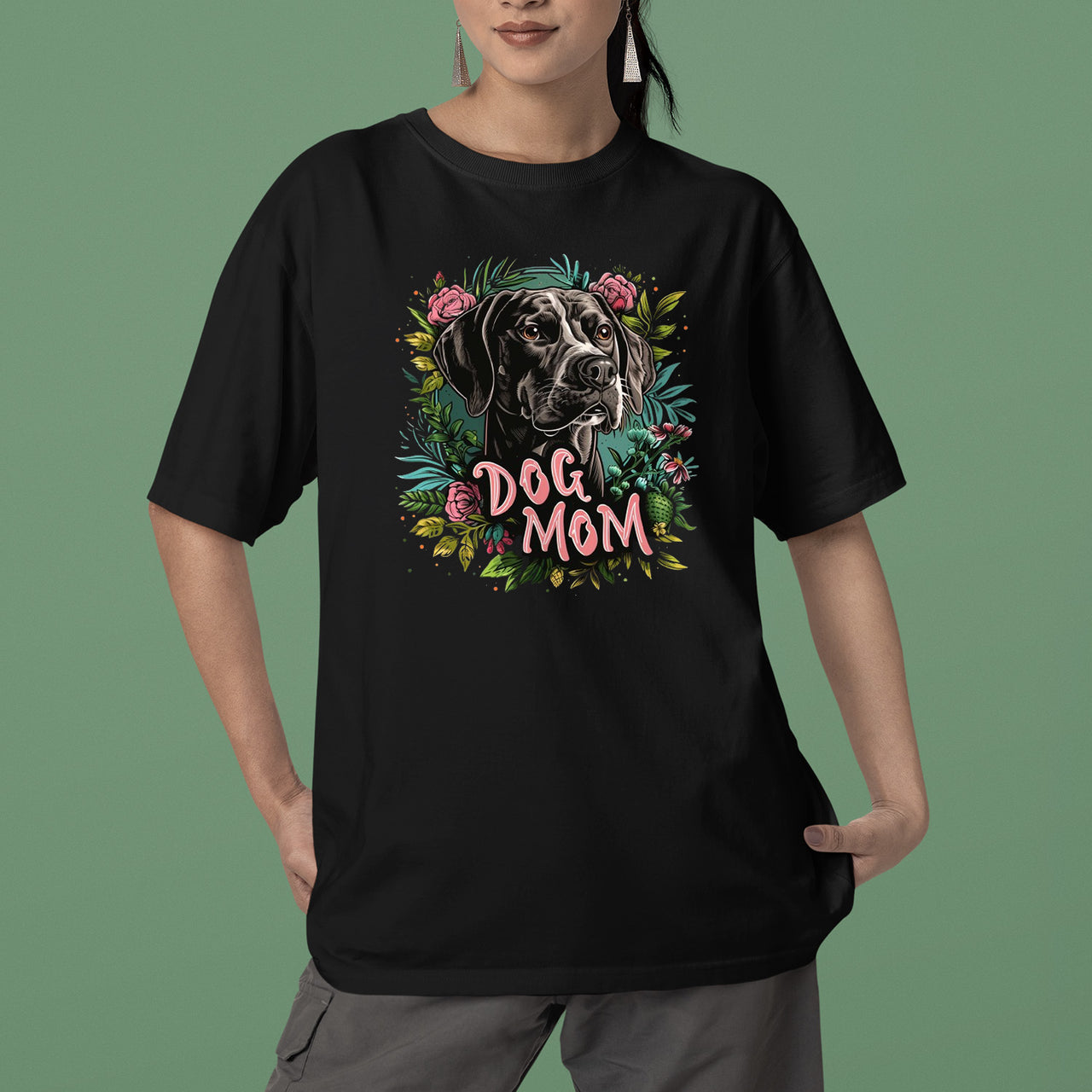 German Shorthaired Pointer Dog T-shirt, Pet Lover Shirt, Dog Lover Shirt, Dog Mom T-Shirt, Dog Owner Shirt, Gift For Dog Mom, Funny Dog Shirts, Women Dog T-Shirt, Mother's Day Gift, Dog Lover Wife Gifts, Dog Shirt