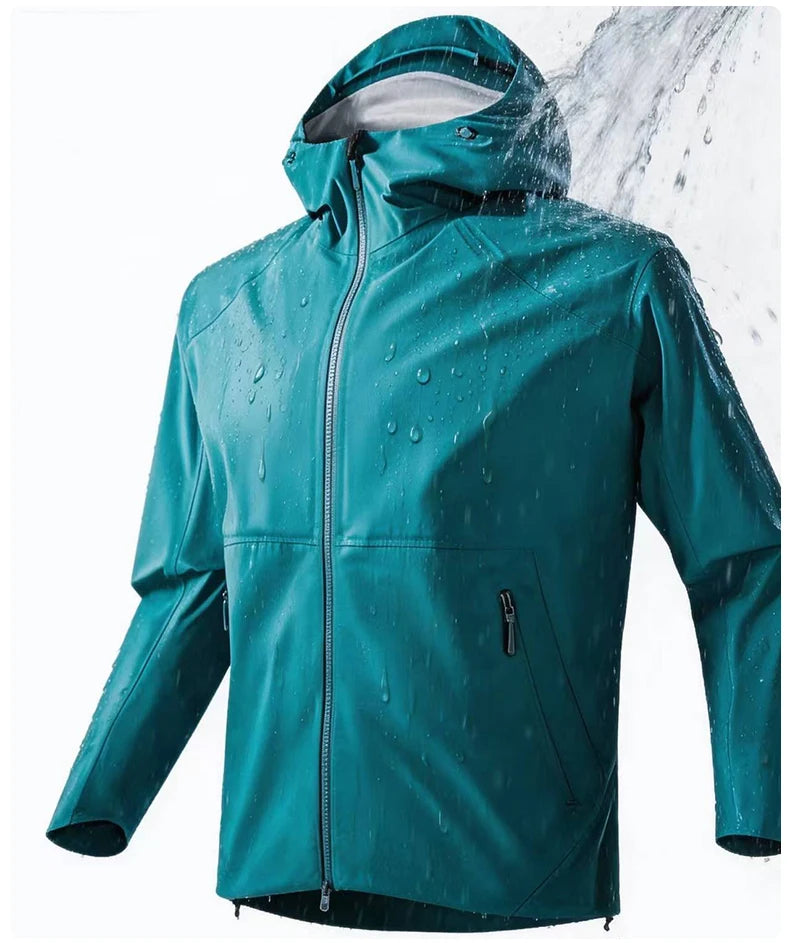 Ultra-Lightweight Waterproof Jacket for Men & Women – Breathable Windproof Rain Jacket with Heat-Sealed Seams for Hiking, Trekking, Climbing & Camping