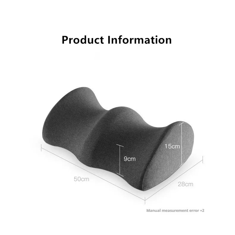 Memory Foam Knee Pillow – Ergonomic Leg Support Cushion for Side, Back, and Stomach Sleeping