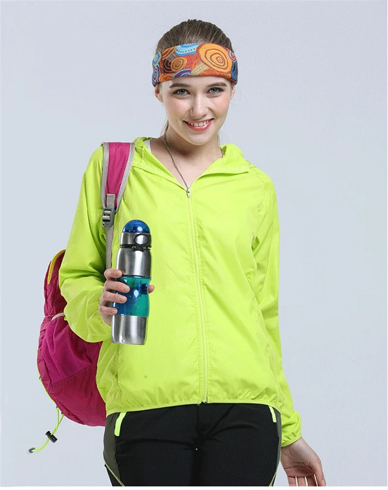 Lightweight Waterproof Rain Jacket – Quick-Dry Hooded Windbreaker for Men & Women