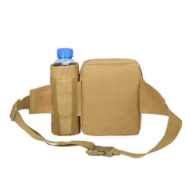 Outdoor Tactical Waist Pack – Nylon Utility Belt Bag with Phone & Water Bottle Storage