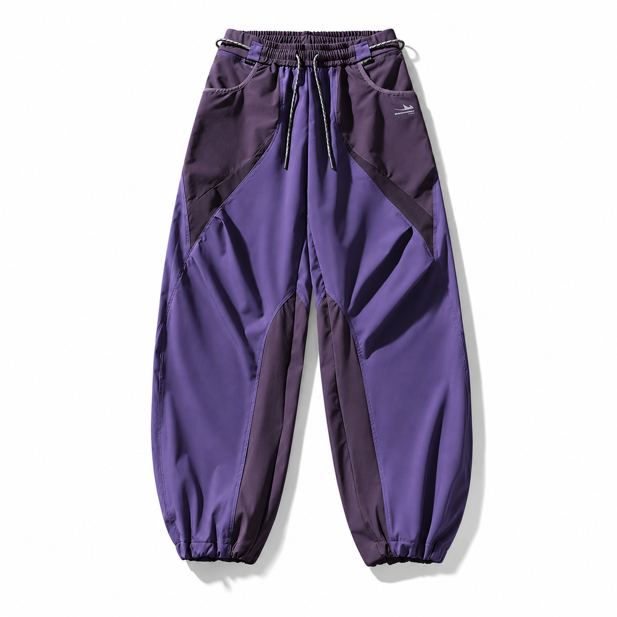 Unisex Wide Leg Cargo Pants – Lightweight Quick-Dry Baggy Techwear Trousers