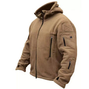 Men's Polar Fleece Tactical Jacket – Warm Lightweight Outdoor Hiking Coat