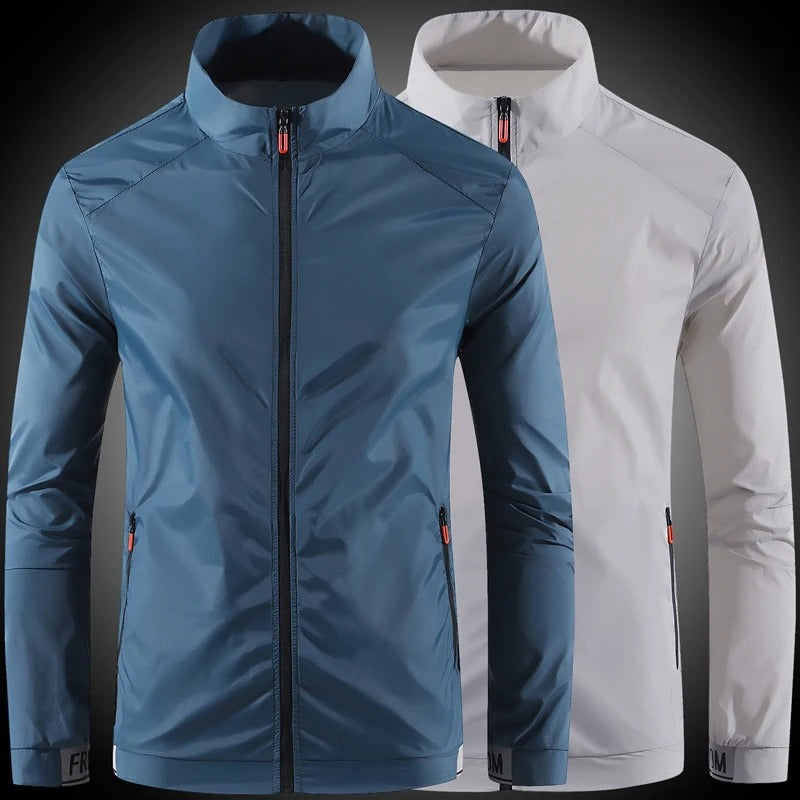 Men's Lightweight UV Protection Jacket – Breathable Ice Silk Summer Hooded Windbreaker