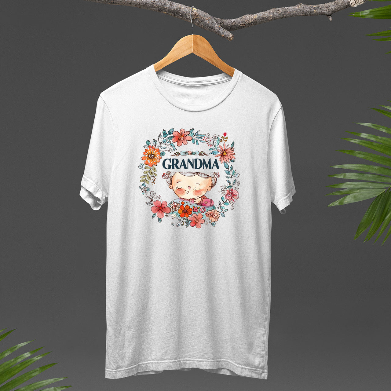 Cute Chibi Grandma T-Shirt, Cute Chibi Nana Shirt, Celebrate Mom, Nana Shirt, Grandma Hoodie, Grandma Shirt, Mother's Day Gift For Grandma, Happy Mother's Day 03