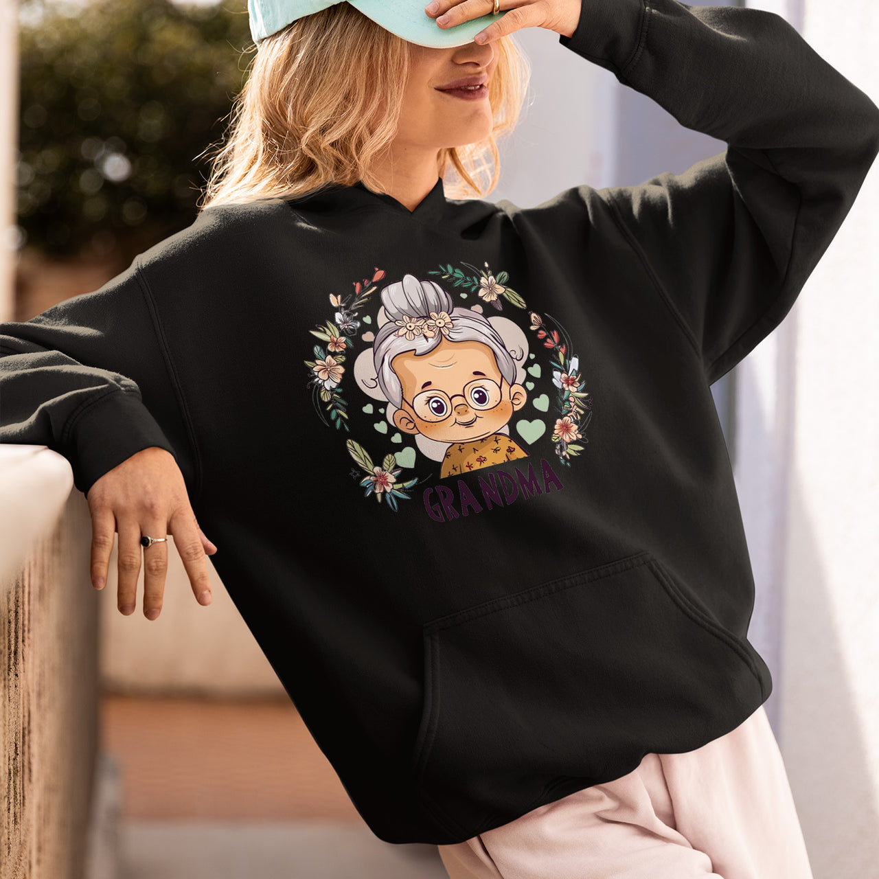 Cute Chibi Grandma T-Shirt, Cute Chibi Nana Shirt, Celebrate Mom, Nana Shirt, Grandma Hoodie, Grandma Shirt, Mother's Day Gift For Grandma, Happy Mother's Day 02