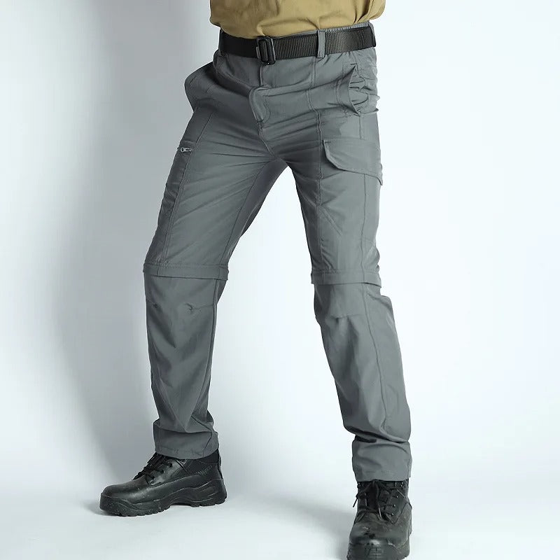 Men's Convertible Hiking Pants – Zip-Off Quick-Dry Outdoor Cargo Trousers