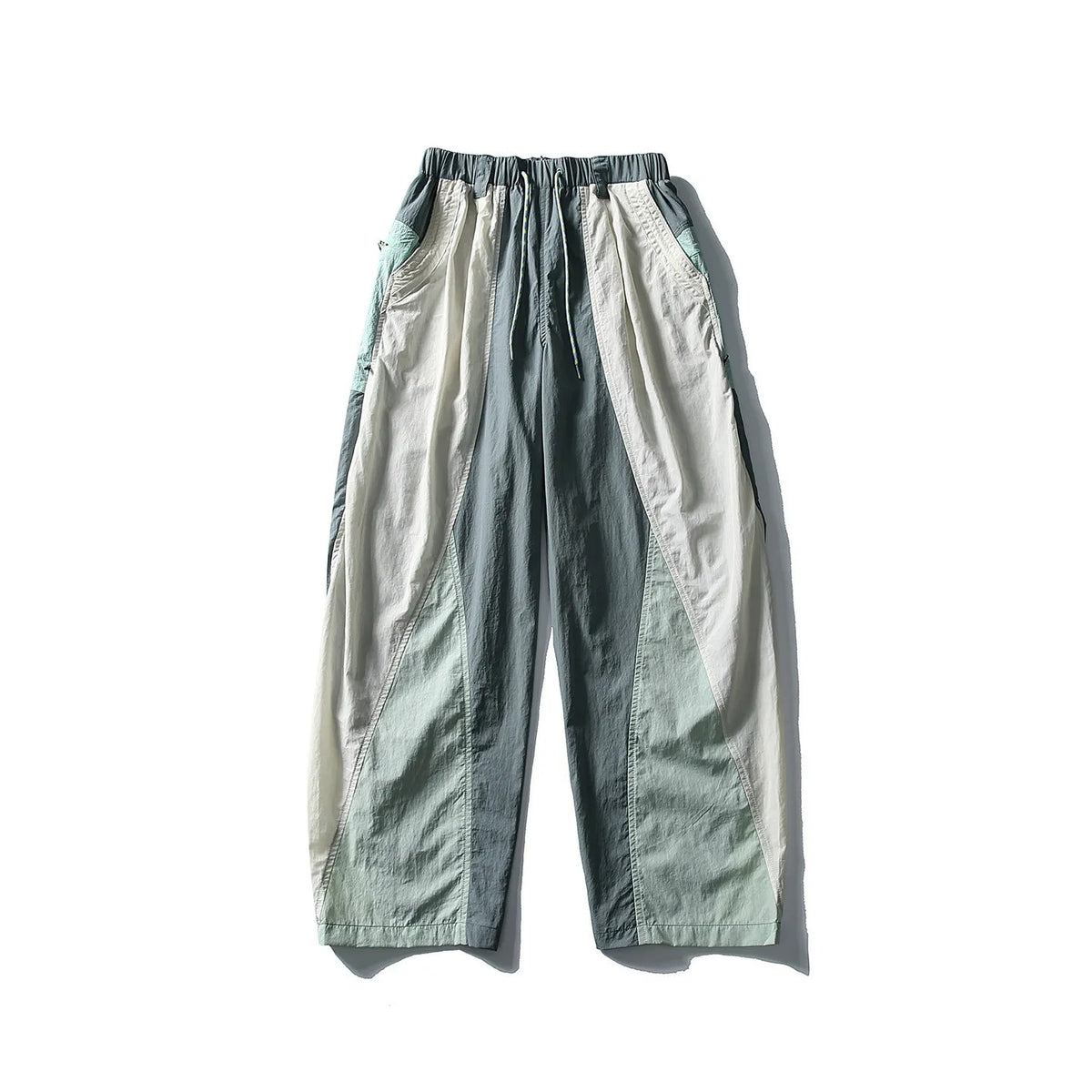 Unisex Wide Leg Cargo Pants – Lightweight Quick-Dry Baggy Techwear Trousers