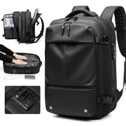 Vacuum Compression Travel Backpack – Expandable Waterproof Laptop Backpack for Business & Outdoor Travel