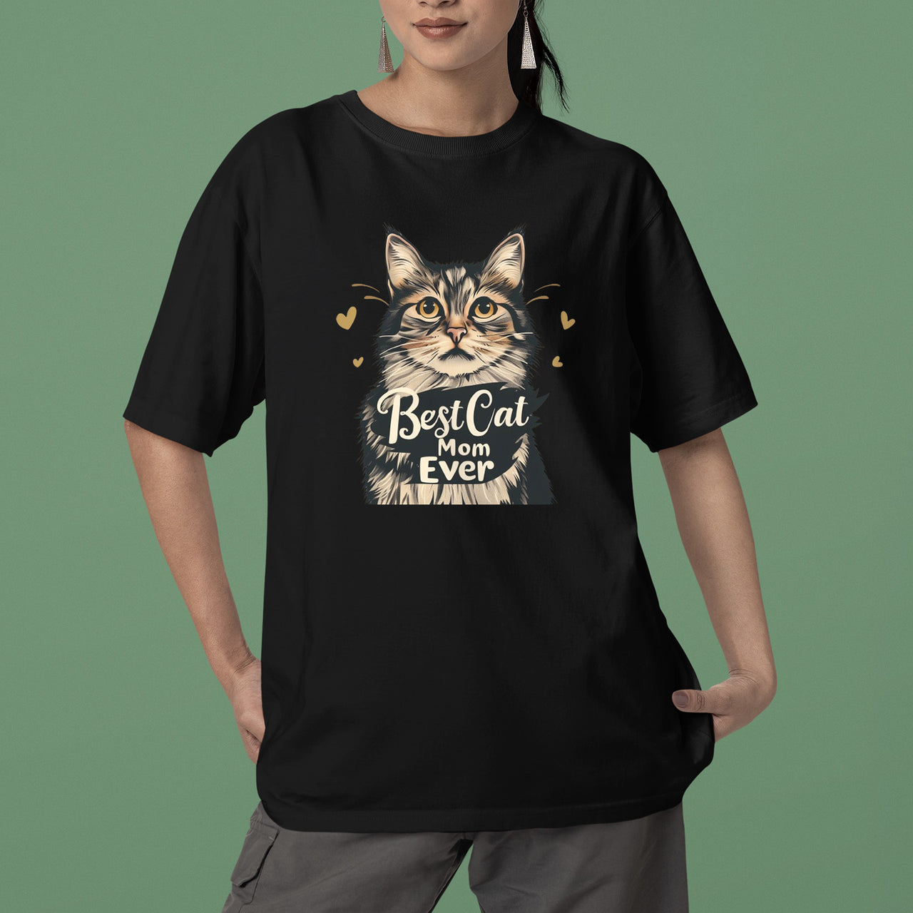 Best Cat Mom Ever Shirt, Best Cat Mom Shirt, Pet Lover Shirt, Cat Lover Shirt, Best Cat Mom Ever, Cat Owner Shirt, Gift For Cat Mom, Funny Cat Shirts, Women Cat T-Shirt, Mother's Day Gift, Cat Lover Wife Gifts, Cat Shirt 02