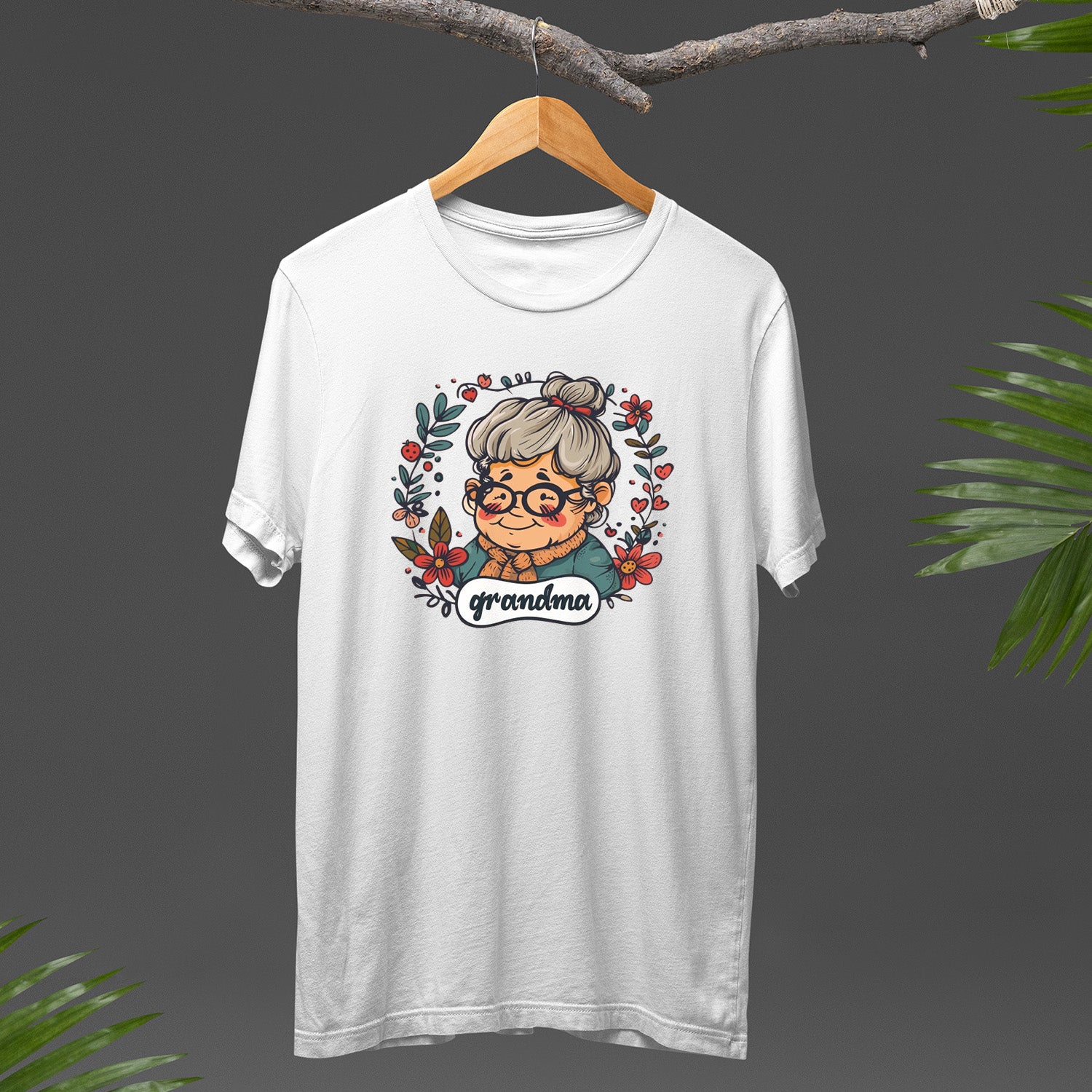 Cute Chibi Grandma T-Shirt, Cute Chibi Nana Shirt, Celebrate Mom, Nana Shirt, Grandma Hoodie, Grandma Shirt, Mother's Day Gift For Grandma, Happy Mother's Day 01