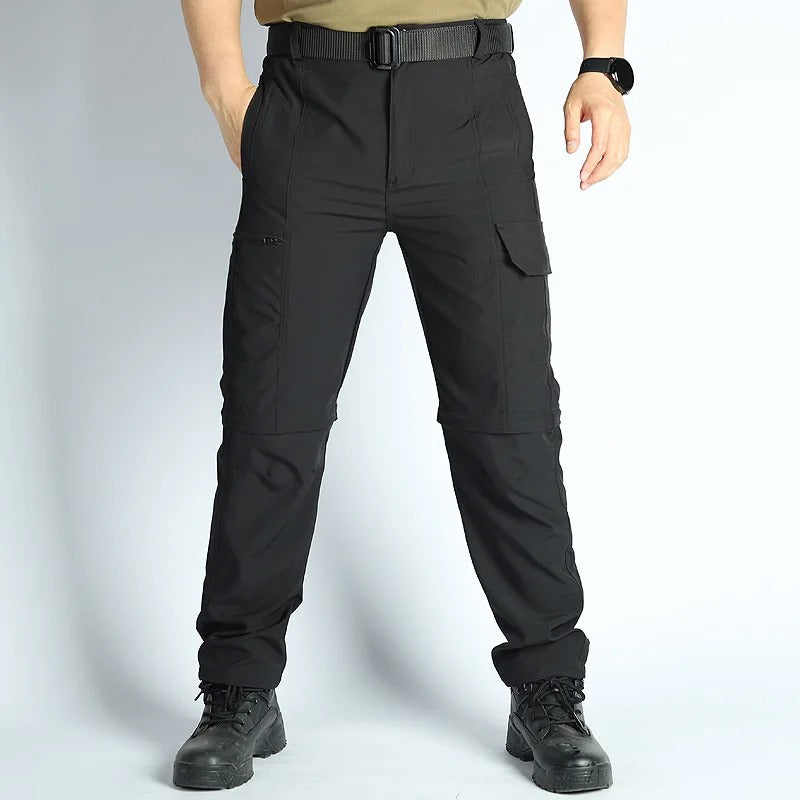 Men's Convertible Hiking Pants – Zip-Off Quick-Dry Outdoor Cargo Trousers