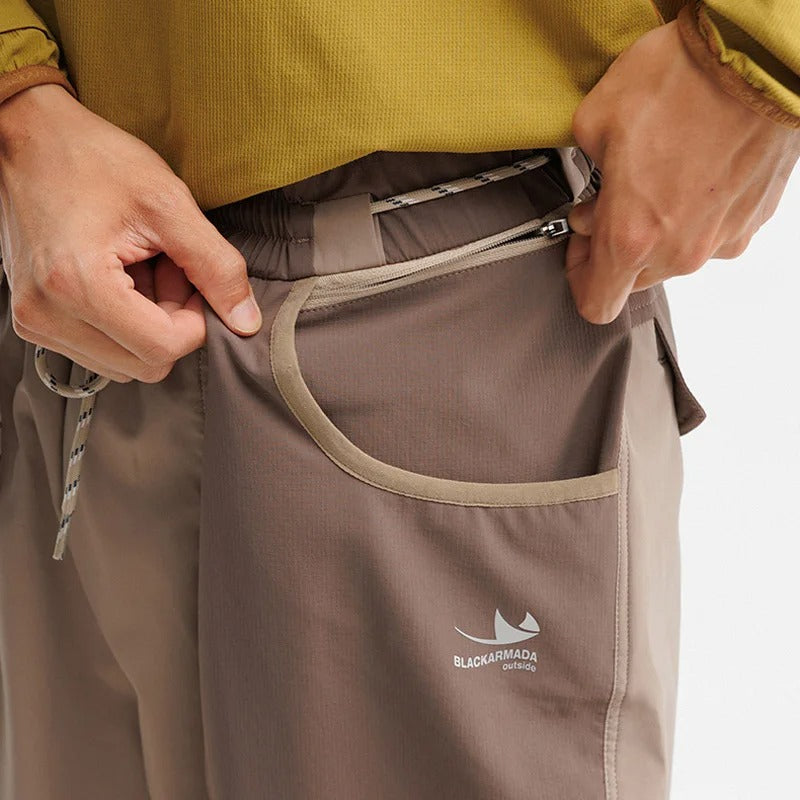 Unisex Wide Leg Cargo Pants – Lightweight Quick-Dry Baggy Techwear Trousers