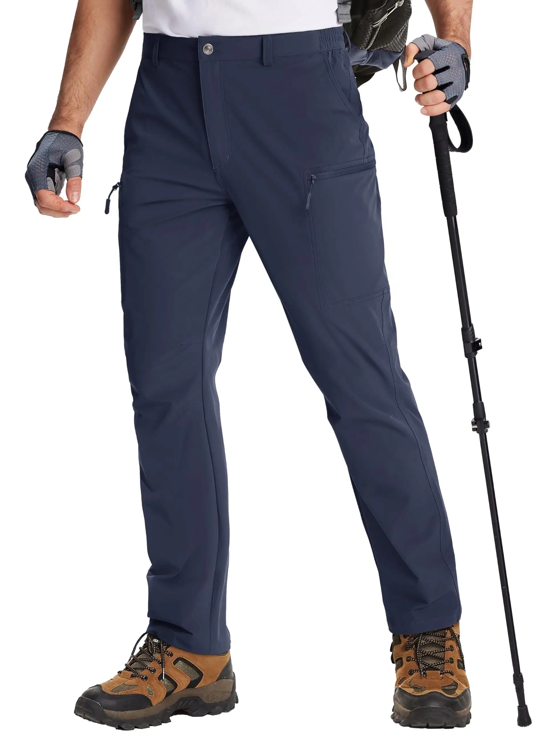 Men’s Lightweight Cargo Hiking Pants – Quick-Dry Outdoor Utility Trousers