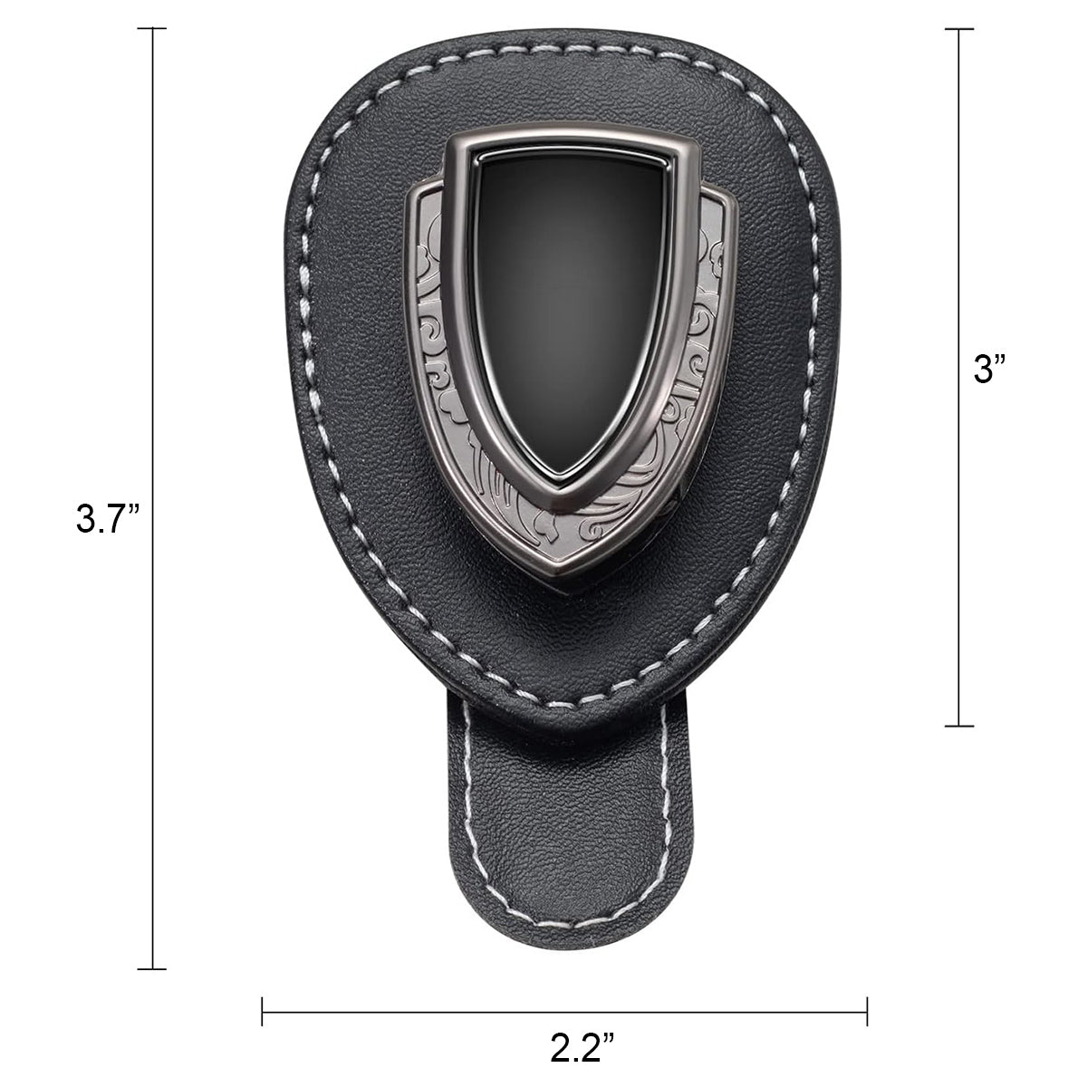 Sunglasses Holder Compatible, Custom fit for Car, Car Glasses Holder Visor Sunglasses Holder for Car, Clip-on Sunglasses Holder
