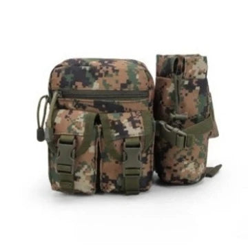 Tactical Men Waist Pack Nylon Hiking Water Bottle Phone Pouch Outdoor Sports Hunting Climbing Camping Belt Bag