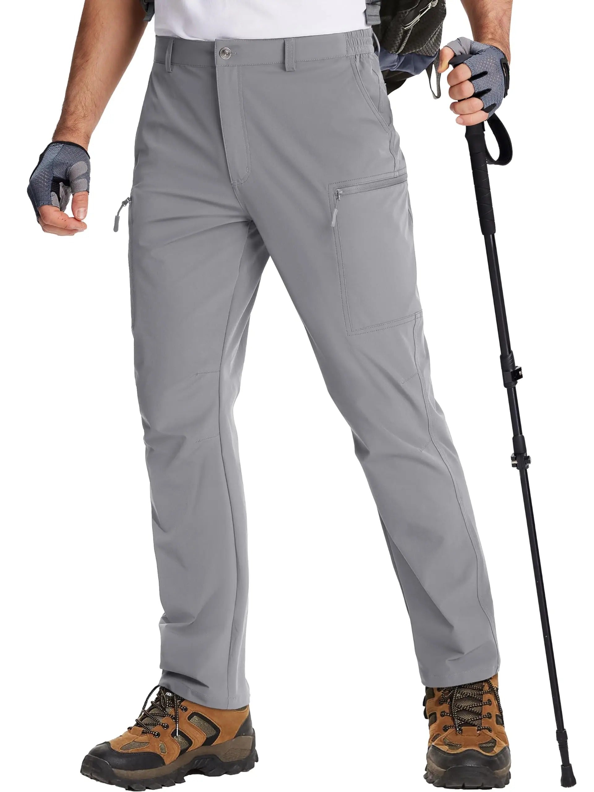 Men’s Lightweight Cargo Hiking Pants – Quick-Dry Outdoor Utility Trousers