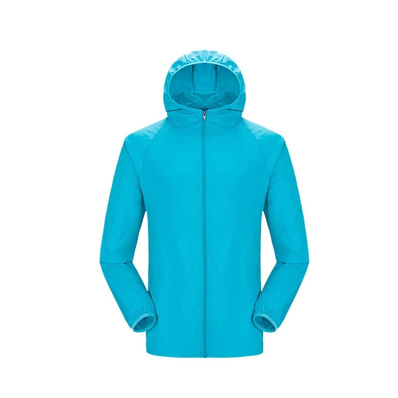 Lightweight Waterproof Rain Jacket – Quick-Dry Hooded Windbreaker for Men & Women