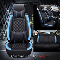 Thumbnail for 2 Car Seat Covers Full Set, Custom-Fit For Car, Waterproof Leather Front Rear Seat Automotive Protection Cushions, Car Accessories WAAC211