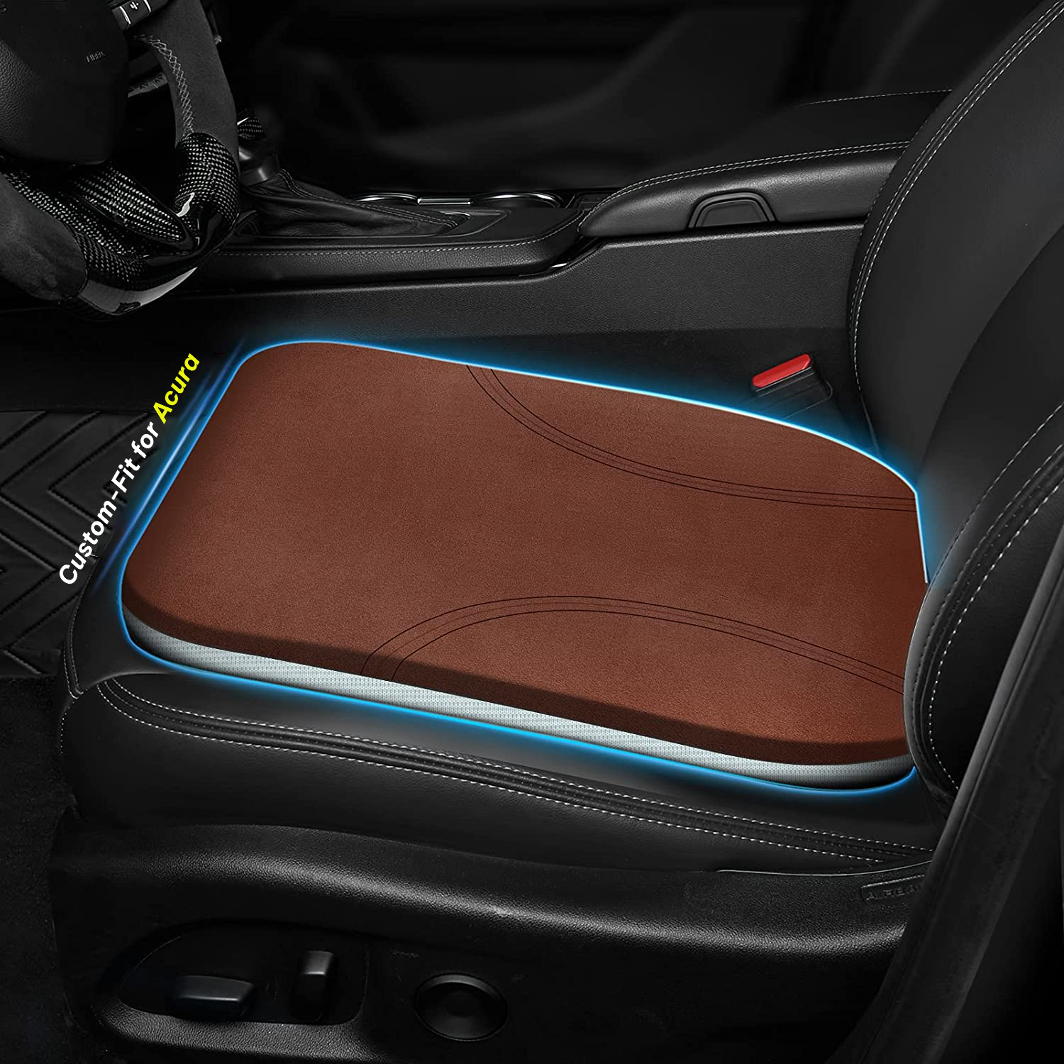 Car Seat Cushion, Custom Fit For Car, Car Memory Foam Seat Cushion, Heightening Seat Cushion, Seat Cushion for Car and Office Chair WAAC224