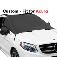 Thumbnail for Car Windshield Snow Cover, Custom-Fit For Car, Large Windshield Cover for Ice and Snow Frost with Removable Mirror Cover Protector, Wiper Front Window Protects Windproof UV Sunshade Cover WAAC235