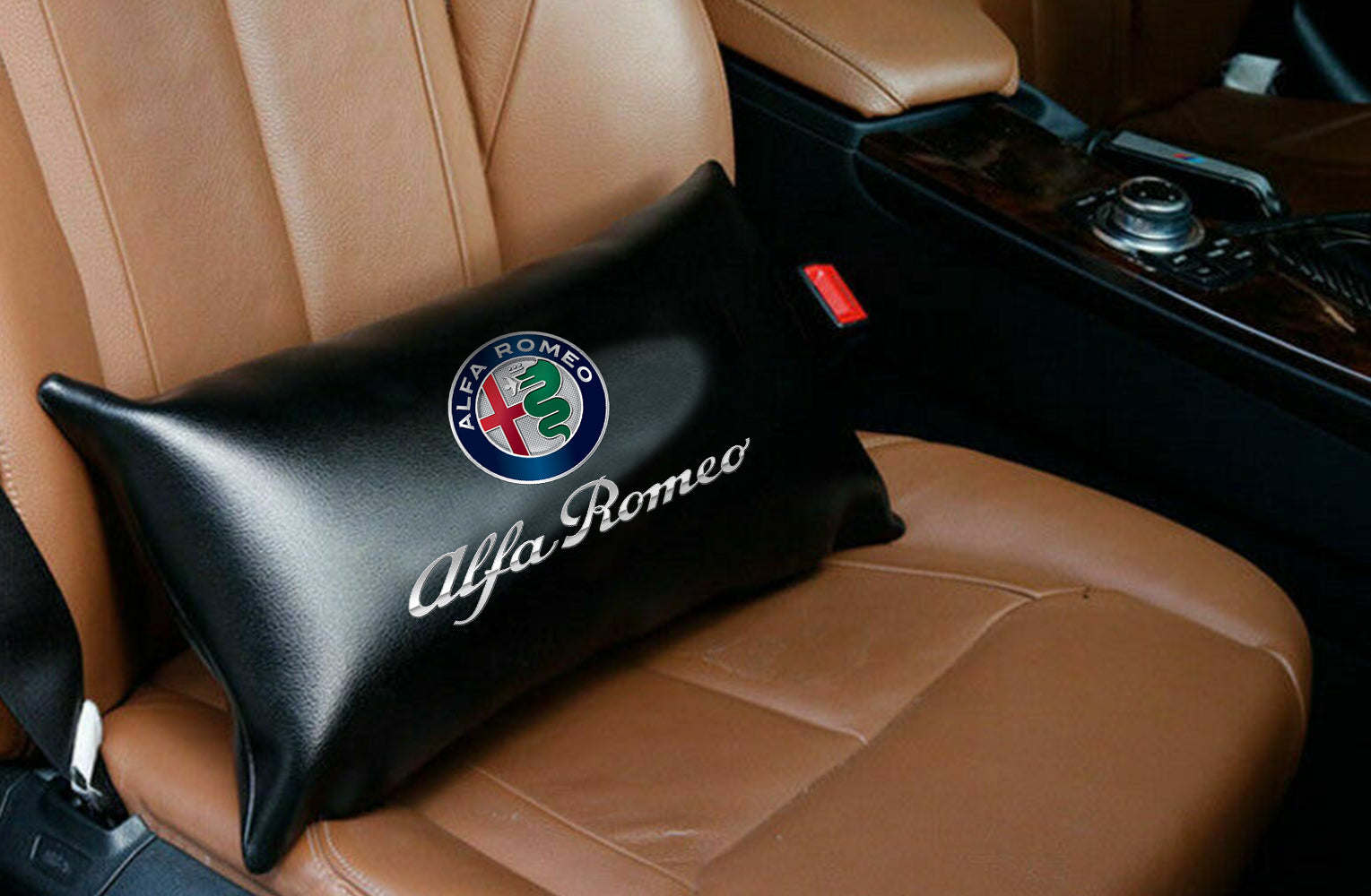 Custom Logo Neck Pillow, Fit with Car Seat Headrest Neck Rest Cushion for Driving Seat Auto Head Rest Neck Support