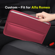 Car Seat Gap Filler Organizer, Custom-Fit For Car, Multifunctional PU Leather Console Side Pocket Organizer for Cellphones, Cards, Wallets, Keys WAAR226