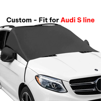 Thumbnail for Car Windshield Snow Cover, Custom-Fit For Car, Large Windshield Cover for Ice and Snow Frost with Removable Mirror Cover Protector, Wiper Front Window Protects Windproof UV Sunshade Cover WAVE235