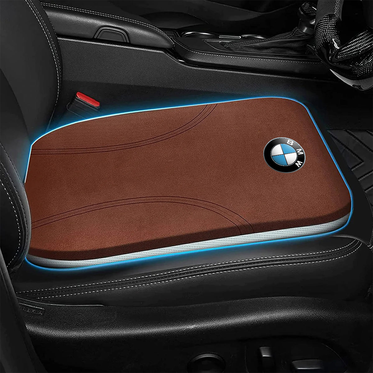 Car Seat Cushion, Custom Fit For Your Cars, Double Sided Seat Cushion, Breathable Suede + Ice Silk Car Seat Cushion, Comfort Seat Covers Cushion KX19979