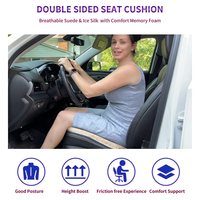Thumbnail for Car Seat Cushion, Custom Fit For Car, Car Memory Foam Seat Cushion, Heightening Seat Cushion, Seat Cushion for Car and Office Chair WAKX224
