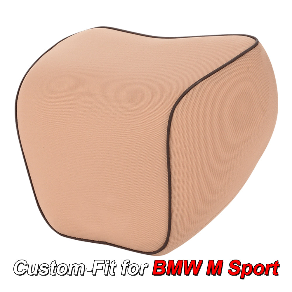 Lumbar Support Cushion for Car and Headrest Neck Pillow Kit, Custom-Fit For Car, Ergonomically Design for Car Seat, Car Accessories WAKO254