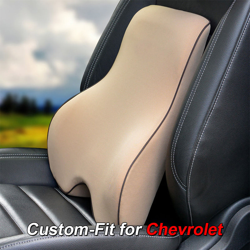 Lumbar Support Cushion for Car and Headrest Neck Pillow Kit, Custom-Fit For Car, Ergonomically Design for Car Seat, Car Accessories WACH254
