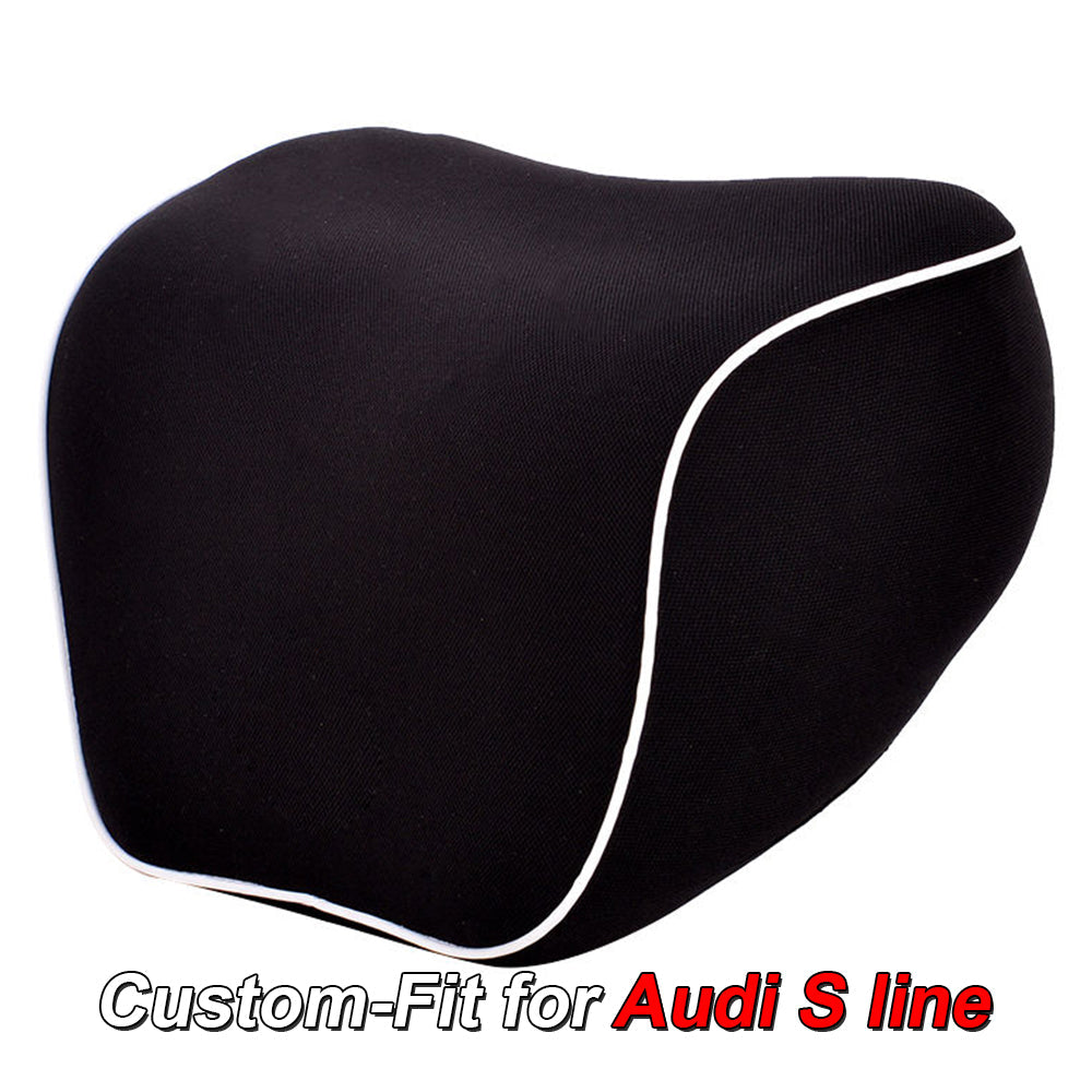 Lumbar Support Cushion for Car and Headrest Neck Pillow Kit, Custom-Fit For Car, Ergonomically Design for Car Seat, Car Accessories WAVE254